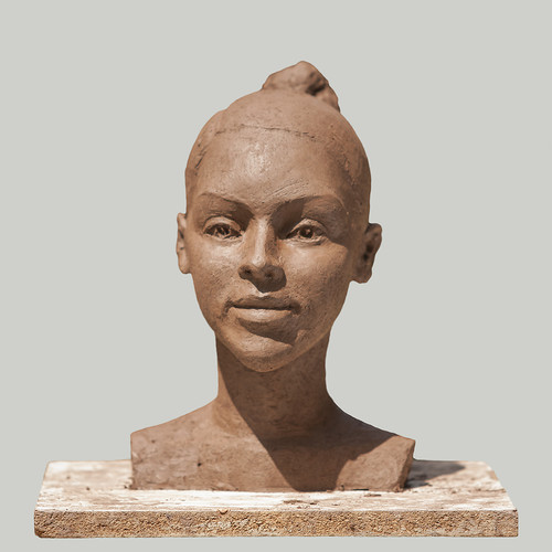 Portrait, Terrakotta, 35 cm